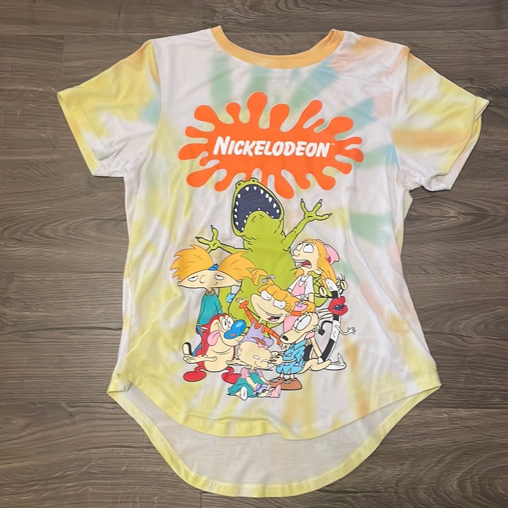 Women’s/Juniors Nickelodeon Cartoon Character T-Shirt, Size L